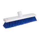 Jantex zachte hygiënische bezem 30cm blauw