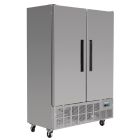 Polar G-serie 2-deurs slimline RVS vriezer 960L