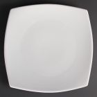 Olympia Whiteware vierkante borden met afgeronde hoeken 30,5cm