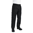 Chef Works unisex slim fit cargo broek zwart M