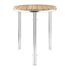 Bolero ronde essen en aluminium tafel 60cm