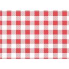 Rood Gingham vetvrij papier 19x31cm