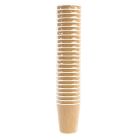 Fiesta Recyclable Hot Cups met gerimpelde wand lichtbruin 34cl x500