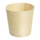 Fiesta Compostable biologisch afbreekbare houten sausbakjes 38ml 4cm (100 stuks)