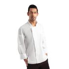 Chef Works Urban Hartford unisex koksbuis met rits lange mouw wit S