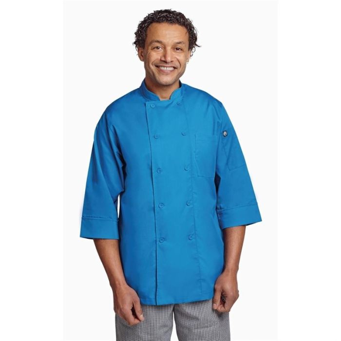 Chef Works unisex koksbuis blauw L