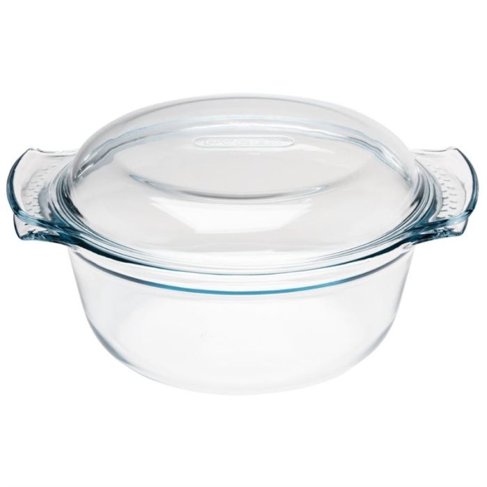 Pyrex ronde glazen casserole 3,75L