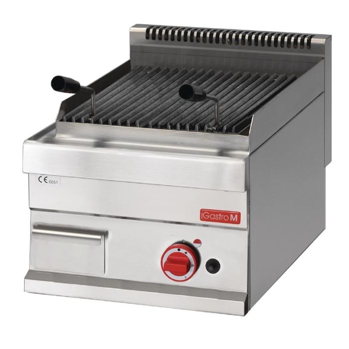 Gastro M lavasteen grill op gas 65/40 GRL