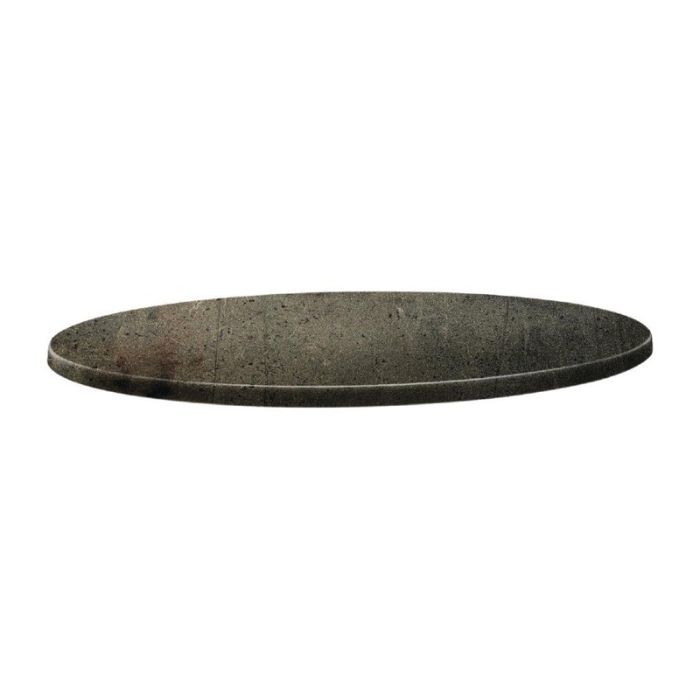 Topalit Classic Line rond tafelblad beton 60cm