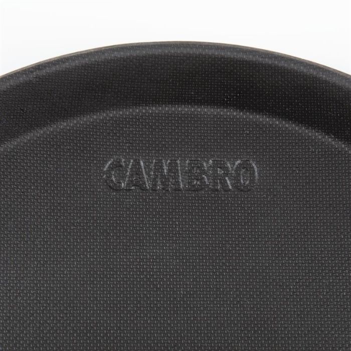 Cambro Camtread rond antislip glasvezel dienblad zwart 28cm