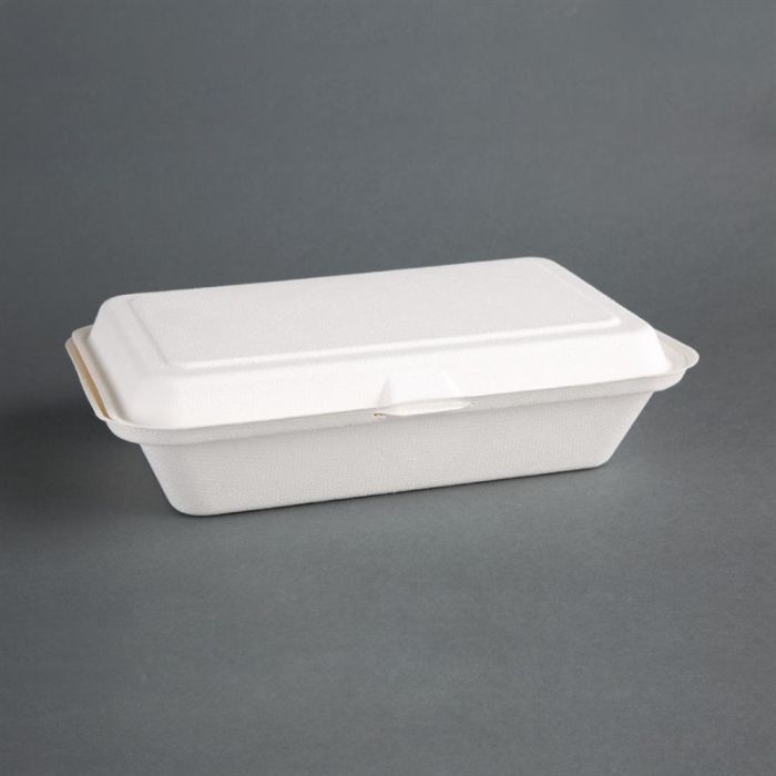 Fiesta Compostable composteerbare bagasse voedseldozen 24,8cm (250 stuks)