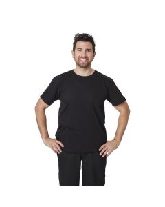 Unisex T-shirt zwart XL