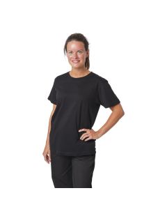 Unisex T-shirt zwart XL