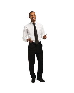 Uniform Works unisex overhemd lange mouw wit L