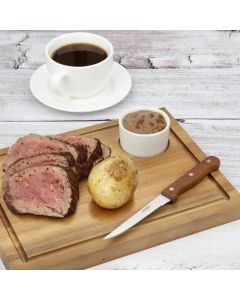 Olympia steakmes met houten heft