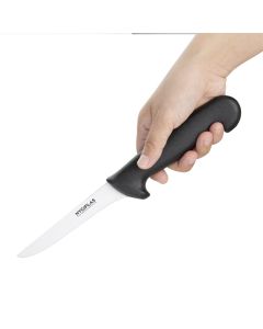 Hygiplas uitbeenmes 12,5cm zwart