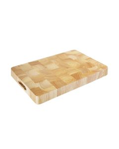 Vogue rechthoekige rubberhouten snijplank 30,5x45,5cm