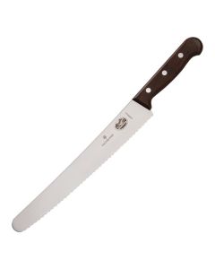 Victorinox gekarteld bakkersmes met houten heft 25,5cm