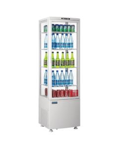 Polar C-serie koelvitrine met gebogen deur 235L