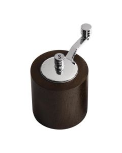 Olympia peper- en zoutmolen set donker hout 8,5cm
