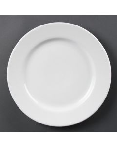 Olympia Whiteware borden met brede rand 31cm