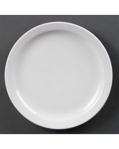 Olympia Whiteware borden met smalle rand 25cm