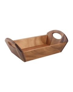 T&G Woodware acaciahouten broodschaal met handvatten