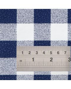 PVC tafelkleed blauw-wit 135x175cm