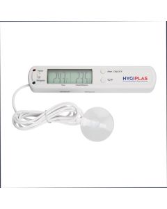 Hygiplas koeling- en vriezerthermometer met alarm