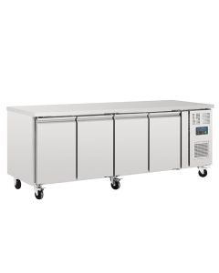 Polar U-serie 4-deurs koelwerkbank 553L