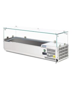 Polar G-serie opzetkoelvitrine 5x GN 1/4