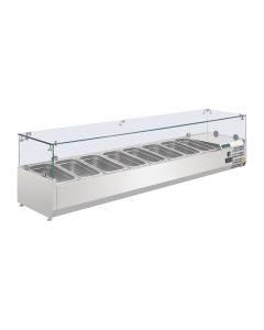 Polar G-serie opzetkoelvitrine 8x GN 1/4