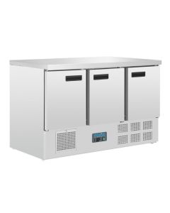 Polar G-serie 3-deurs koelwerkbank 368L