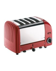 Dualit Vario broodrooster 4 sleuven rood 40353