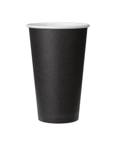 Fiesta Recyclable koffiebeker enkelwandig zwart 455ml (1000 stuks)
