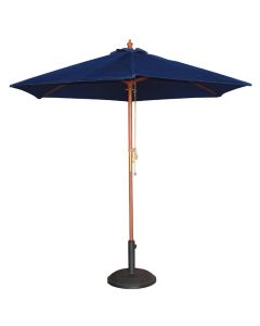 Bolero ronde donkerblauwe parasol 3 meter