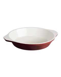 Vogue ronde gietijzeren gratineerschaal rood 0,4L