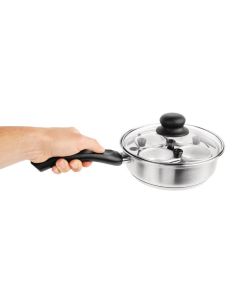 Vogue aluminium ei-pocheerpan met steel 20cm