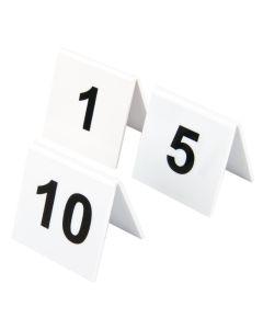 Olympia plastic tafelnummers 1-10