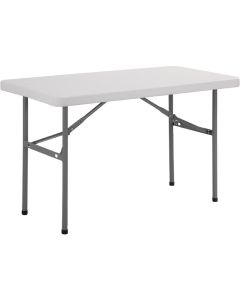 Bolero rechthoekige inklapbare tafel 122cm wit