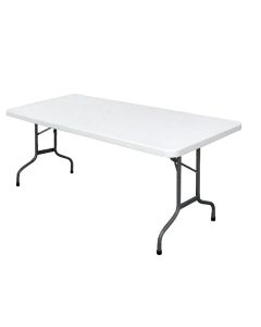 Bolero rechthoekige klaptafel grijs 183cm