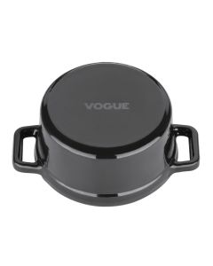 Vogue gietijzeren inductie mini braadpan rond 7,5(H) x 10(Ø)cm