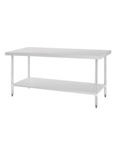 Vogue RVS werktafel zonder achteropstand 90x180x70cm