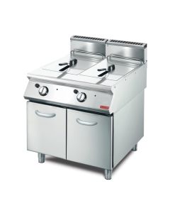 Gastro M 700 gas friteuse 2x 13L 70/80 FRG