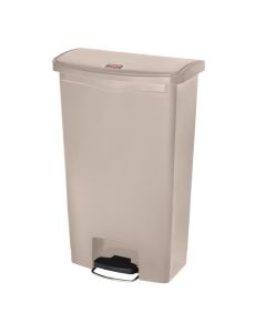 Rubbermaid pedaalemmer beige 68ltr