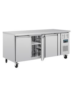 Polar U-serie 3-deurs counter met euronorm opslag 634L