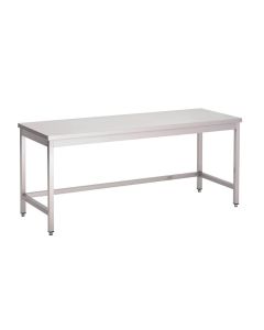 Gastro M RVS werktafel zonder onderblad 85x70x70cm