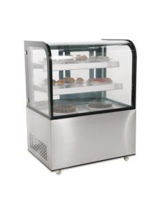 Polar G-serie koelvitrine met gebogen glas 270L