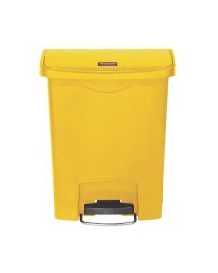 Rubbermaid Slim Jim Front Step pedaalemmer 30L geel