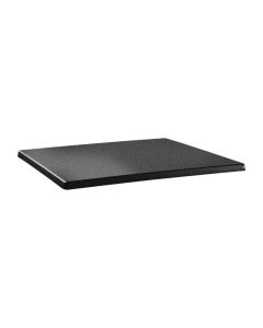 Topalit Classic Line rechthoekig tafelblad antraciet 120x80cm